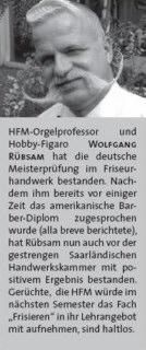 Wolfgang Rübsam: MeisterFrisör